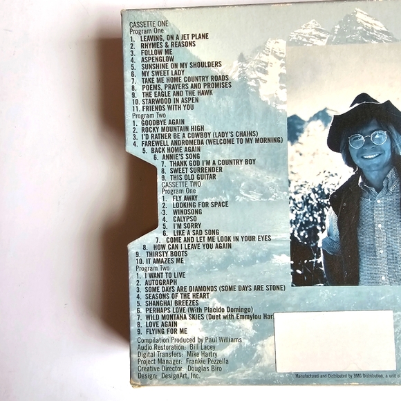 John Denver The Rocky Mountain Collection 2 Cassette Tape Boxed Set 1996 RCA Vtg - Picture 7 of 15